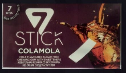 Резинка жевательная 7Stick Cola Mola Кола